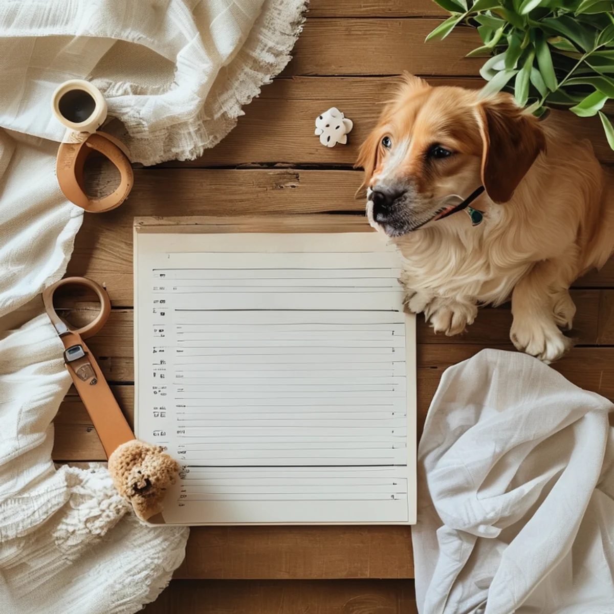 Liste de contrôle et accessoires pour l'adoption d'un chien
